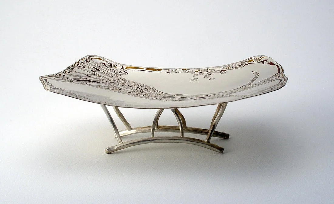 "Grow" Mokume gane platter