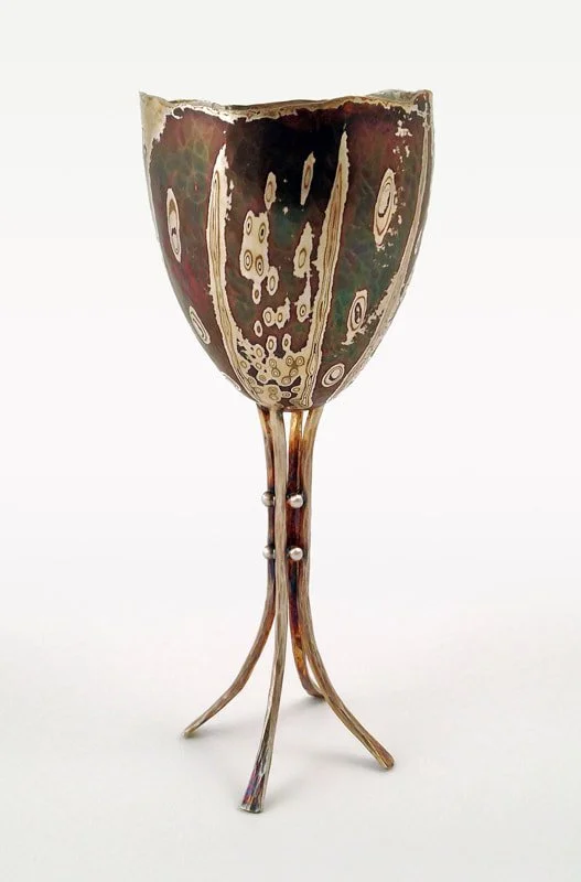 "Drink" - Mokume gane goblet