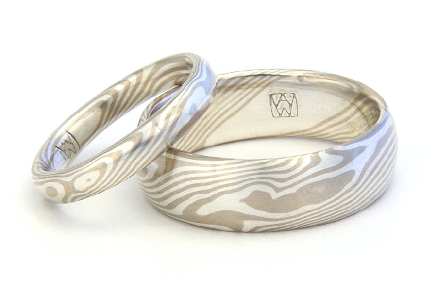Color Choice WS - 14k palladium white gold and sterling silver, smooth.