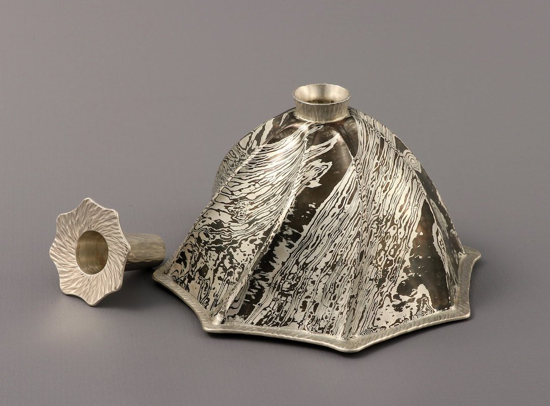 "Blossom" Mokume gane vase