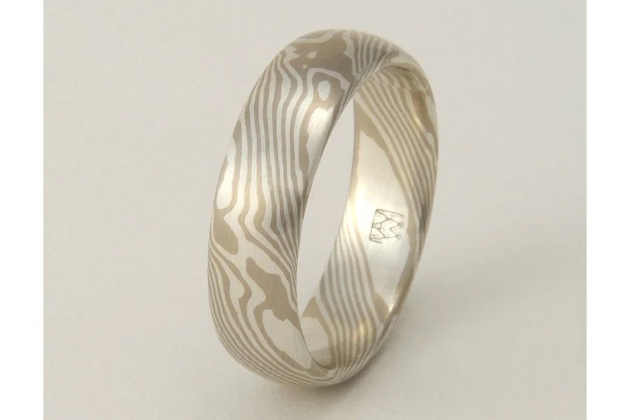 Color Choice WS - 14k palladium white gold and sterling silver, smooth.