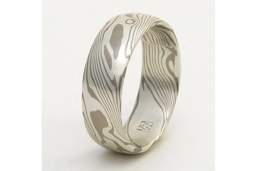Color Choice WS - 14k palladium white gold and sterling silver, smooth.