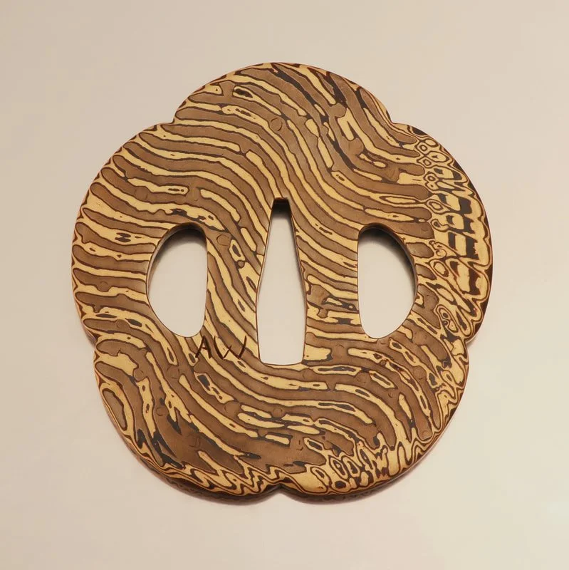 "Cherry Blossom Tsuba"- other side