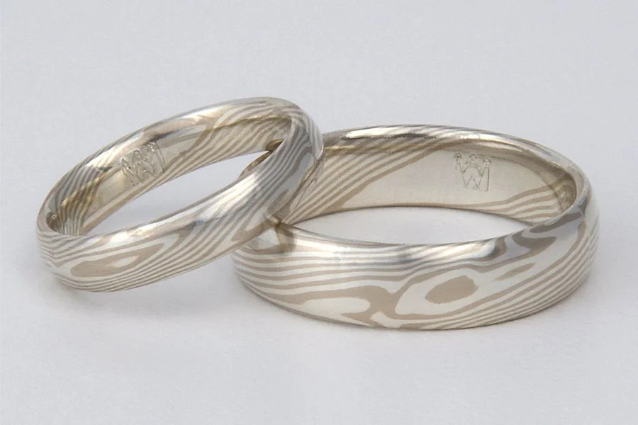 Color Choice WS - 14k palladium white gold and sterling silver, smooth.