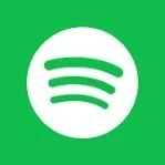 Spotify logo with a green background and white icon.