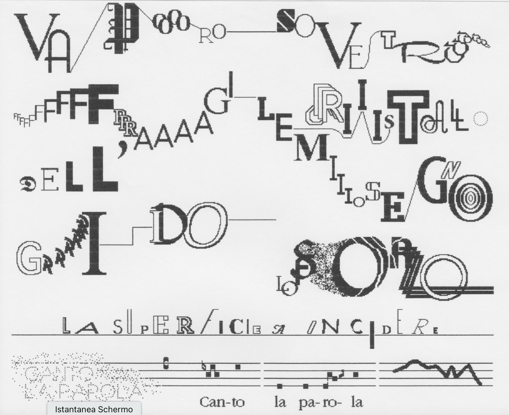 "Vaporoso vetro" per voce sola (per una vernice di una mostra di Alessandro Cadamuro)