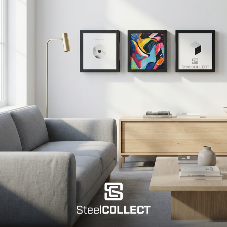 Vinyl an die Wand: Regal, Rahmen oder Halterung – billige Plastikwinkel oder Premiumlösung? Ein Vergleich