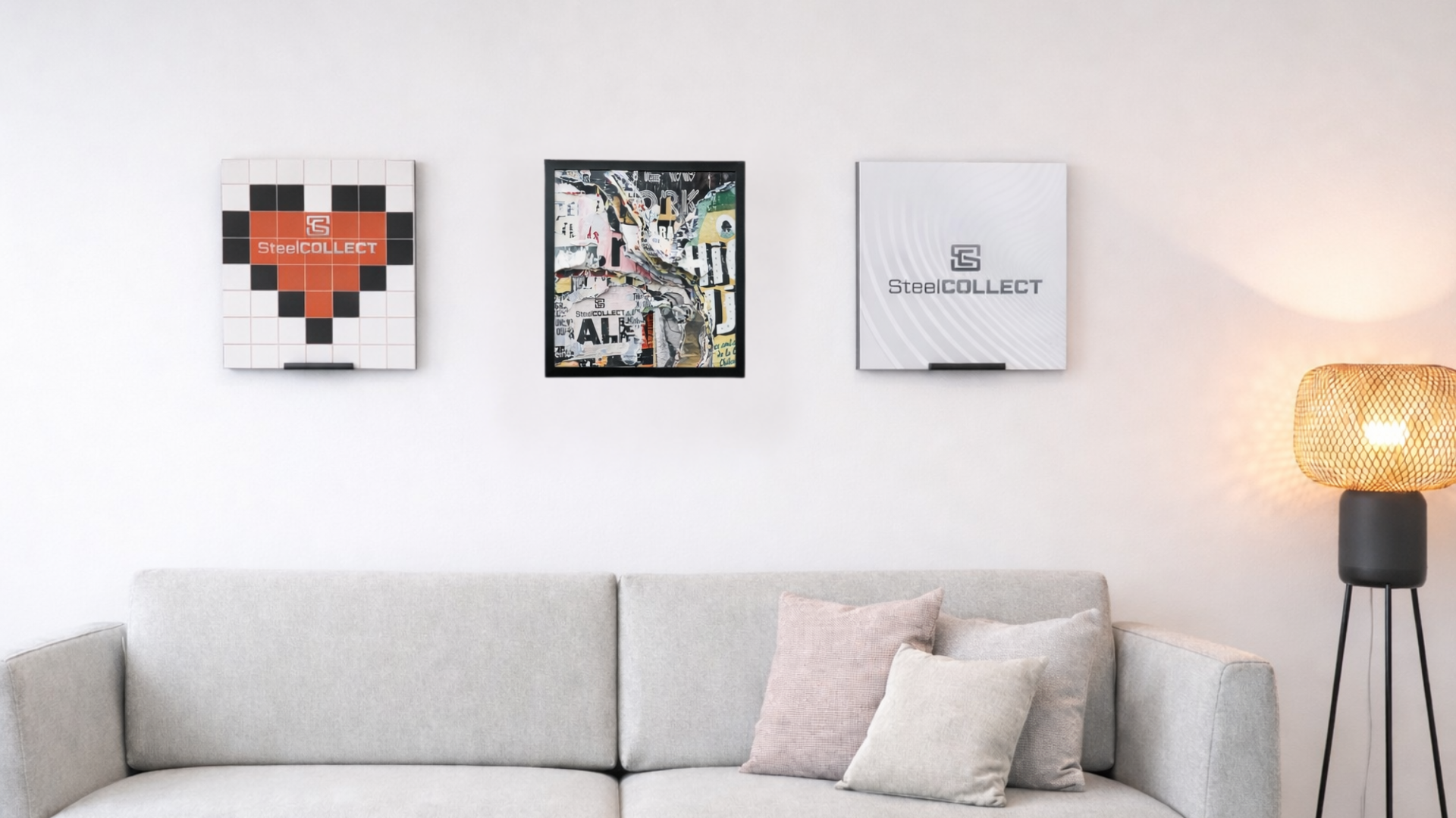 BUNDLE 1 - 1x SteelCOLLECT Schallplatten Halterung + 3x Haltewinkel, spare 10%