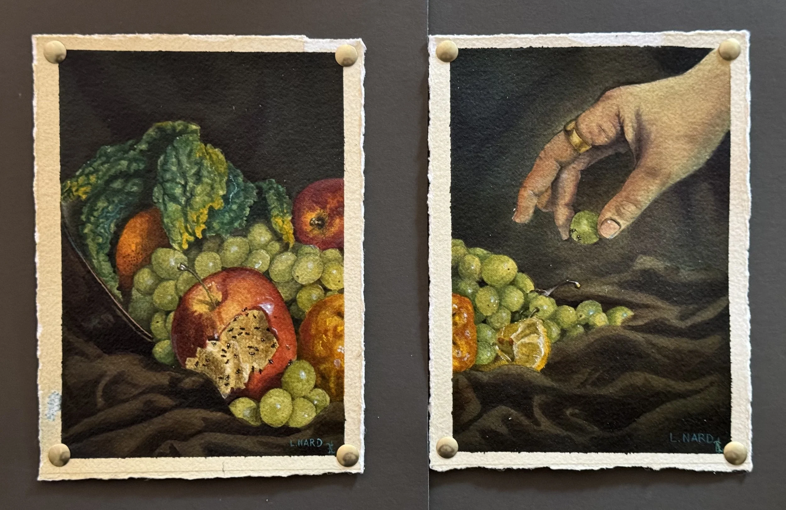 Still Life with Fruit and Ants ORIGINAL