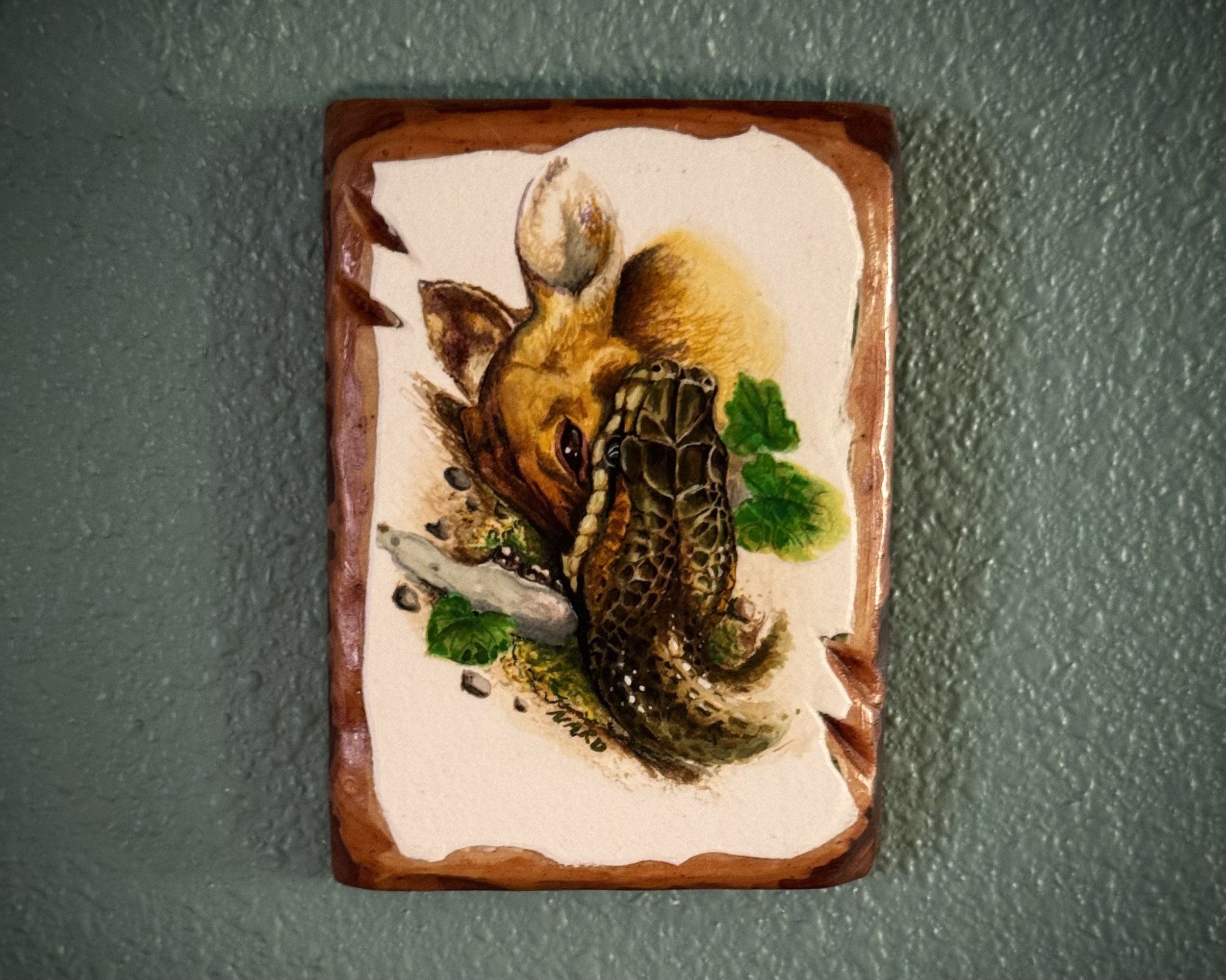 SNAKES Boa with Deer ORIGINAL