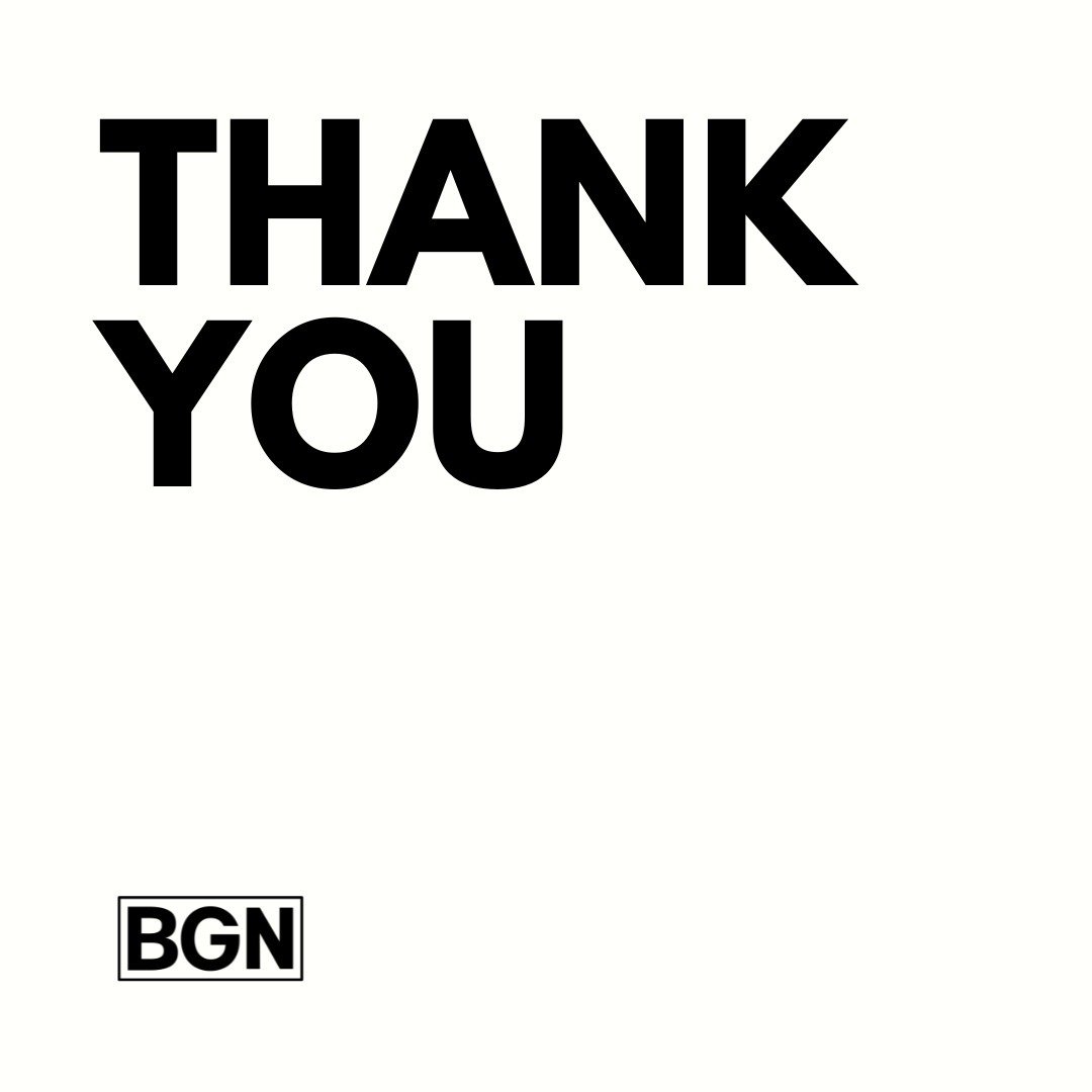 We couldn&rsquo;t have done it without you. From the founding members to the incredible content creators who brought us together, your support, creativity, and dedication have been the heart of BGN. 

Together, we've achieved amazing things and built