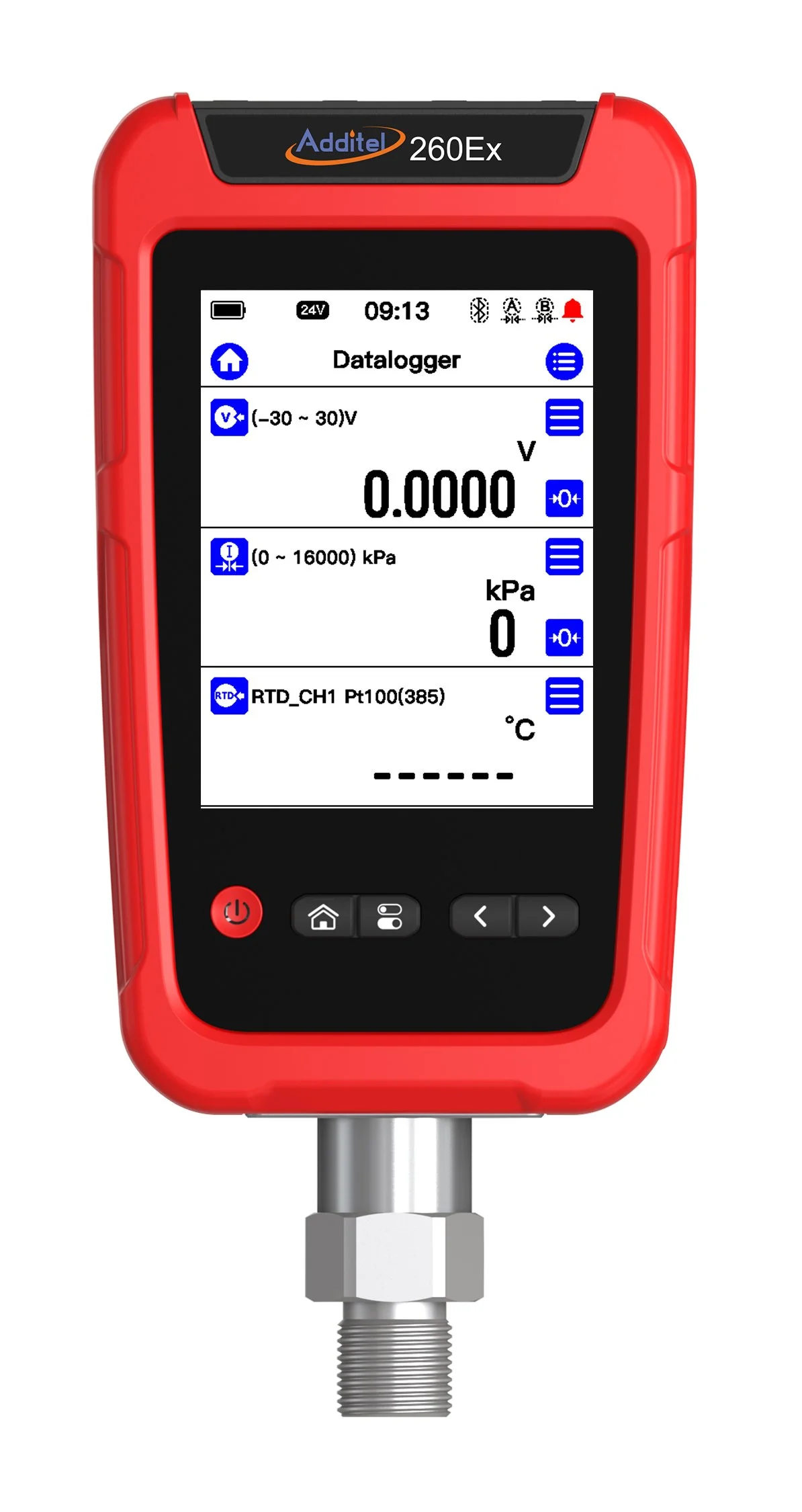 Additel ADT260EX Multichannel Reference Recorder - No Internal Sensor