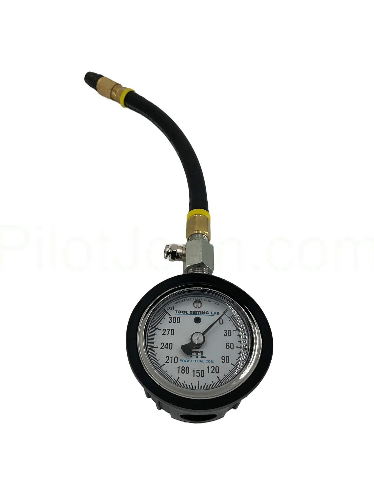 TTL-300-ATG-I - TTL ANALOG AIRCRAFT TIRE GAUGE, 0-300 PSI