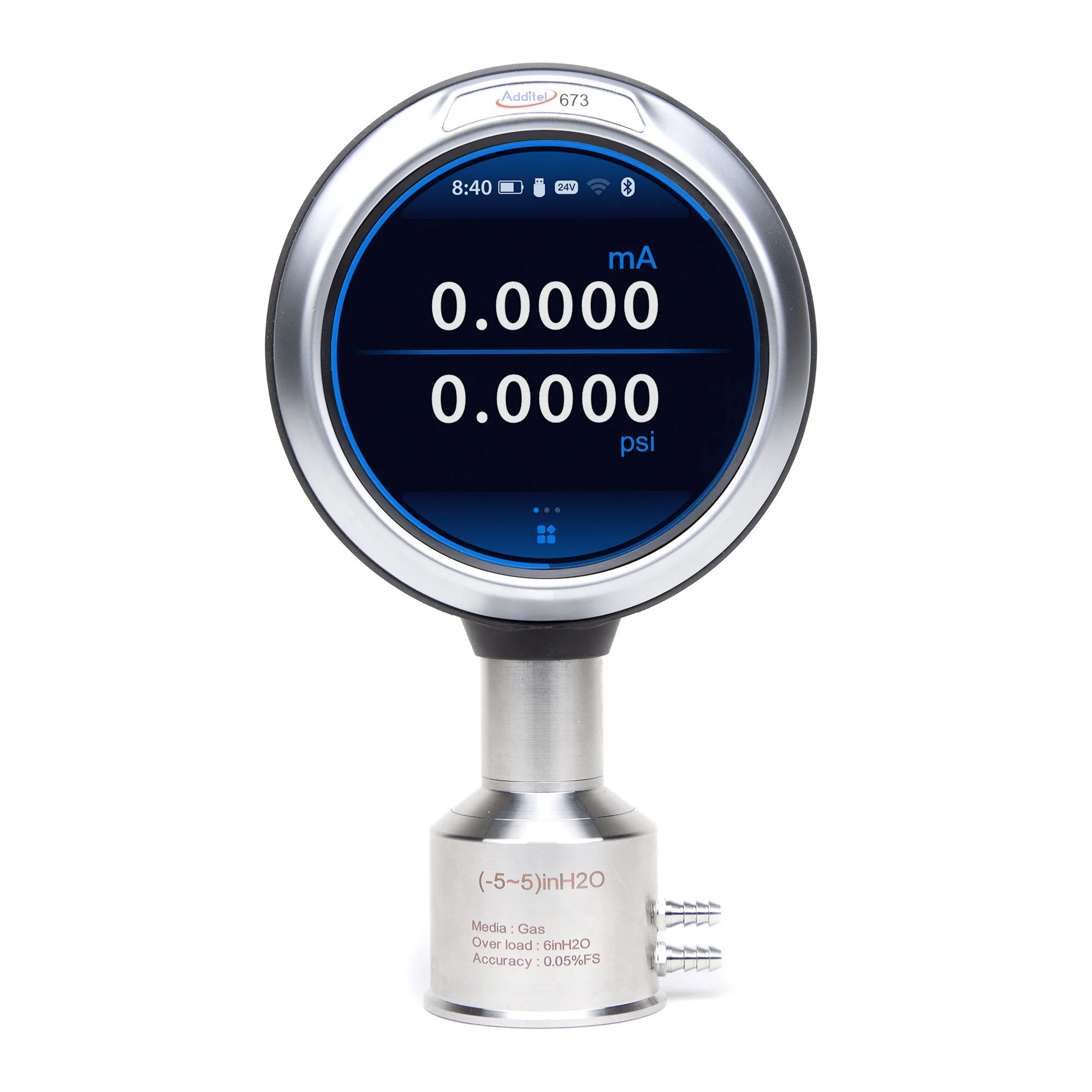 Additel ADT673 Advanced Digital Pressure Calibrator - -1 to 20 bar