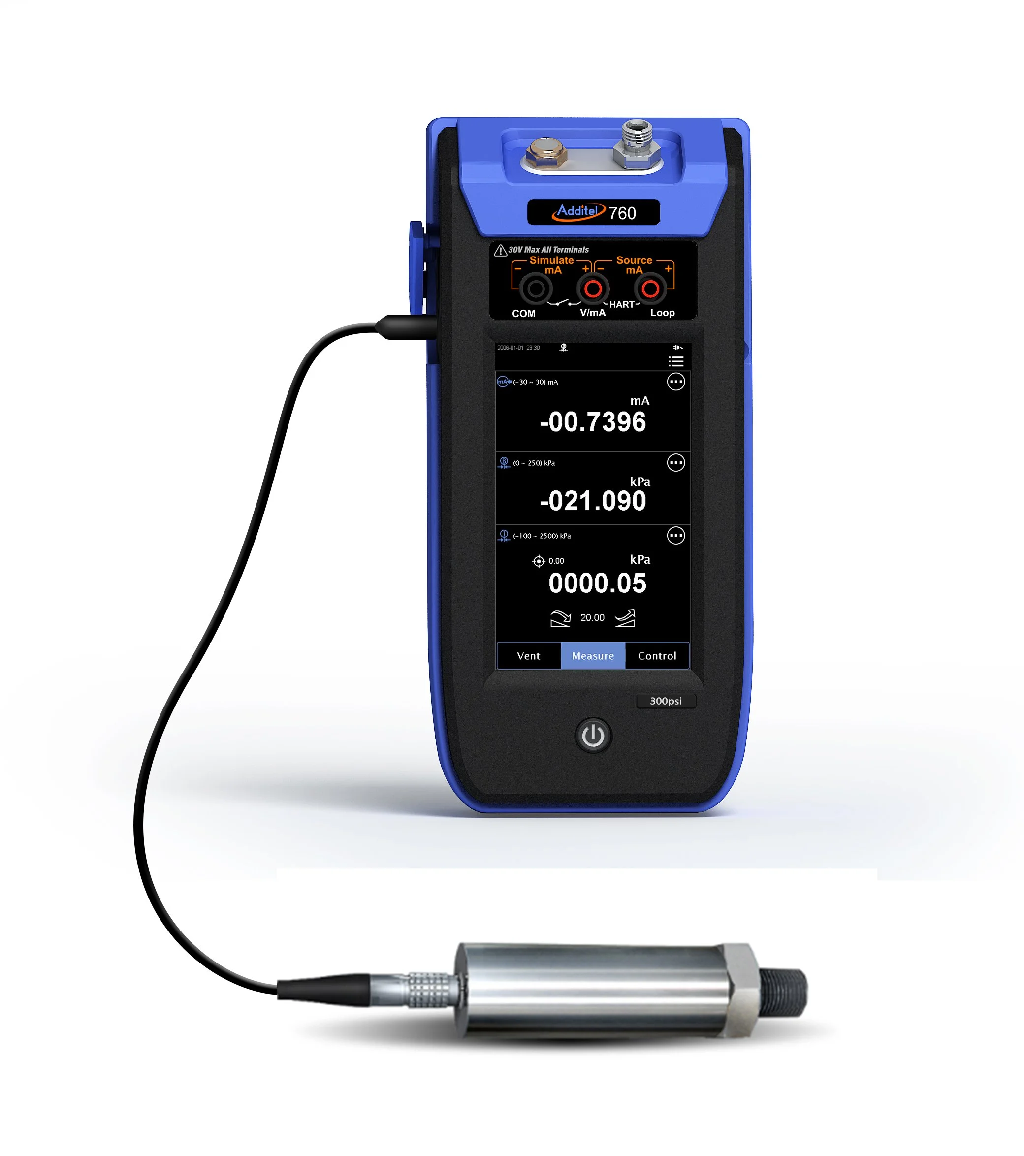 Additel 760A Automatic Handheld Pressure Calibrator - Differential/Gauge (D)