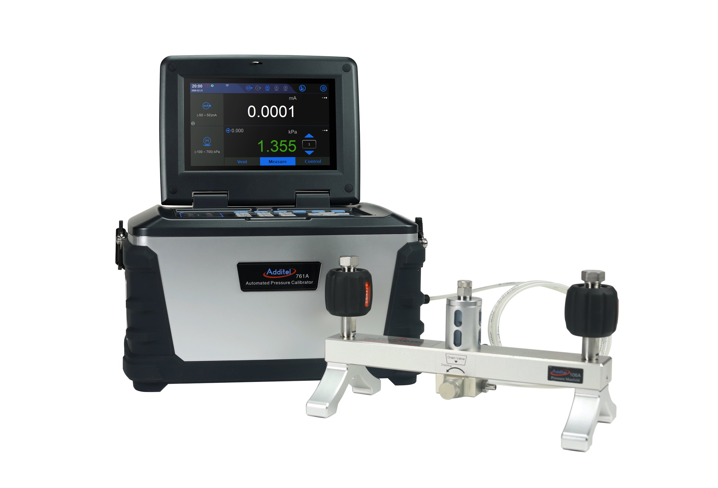 Additel 761A-BP-M Automated Pressure Calibrator - ADT761A 100 hPa to 1200 hPa, 0.01%FS accuracy, M20X1.5 F, BP