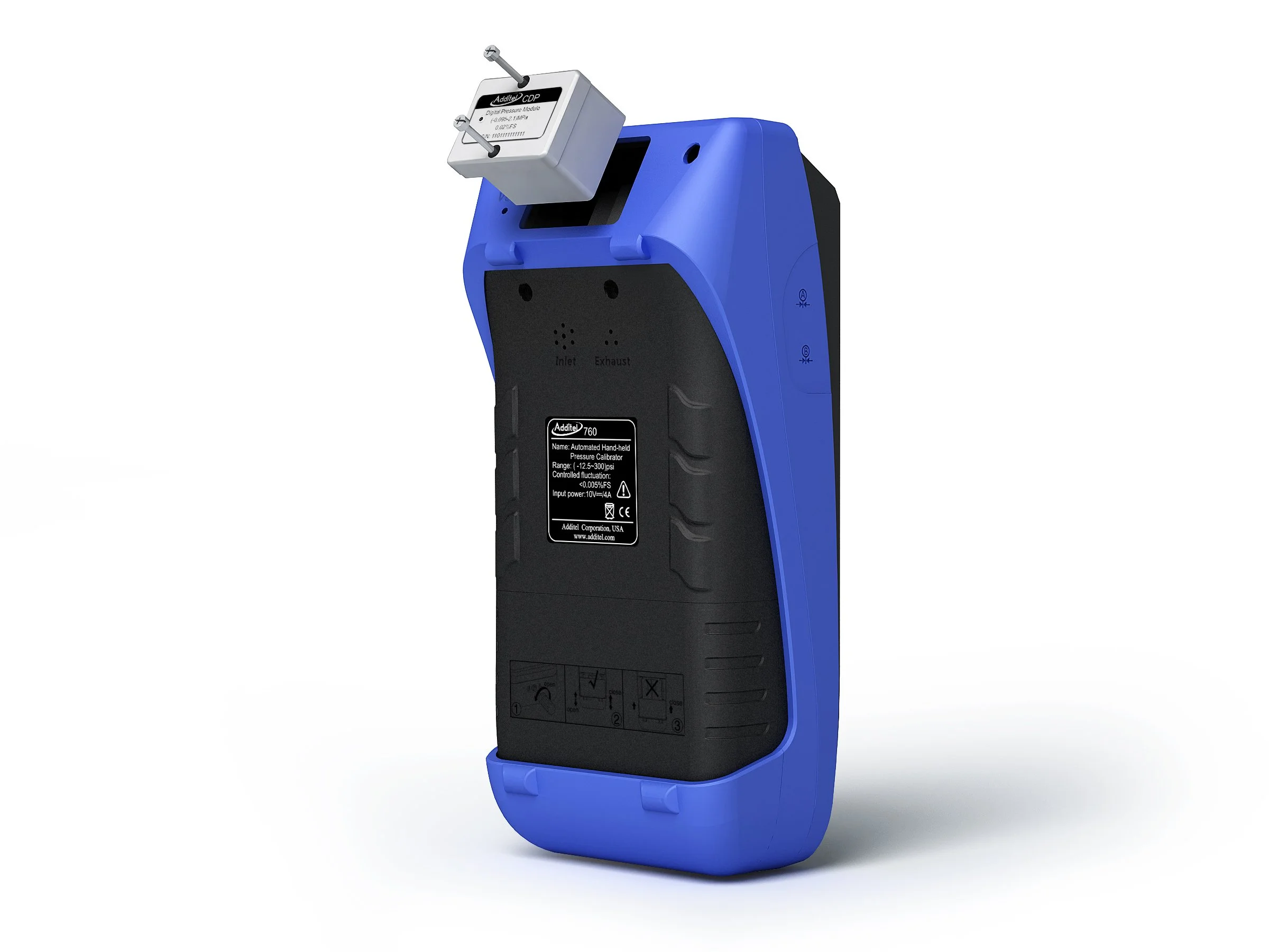 Additel 760A Automatic Handheld Pressure Calibrator - Gauge/Absolute (MA)