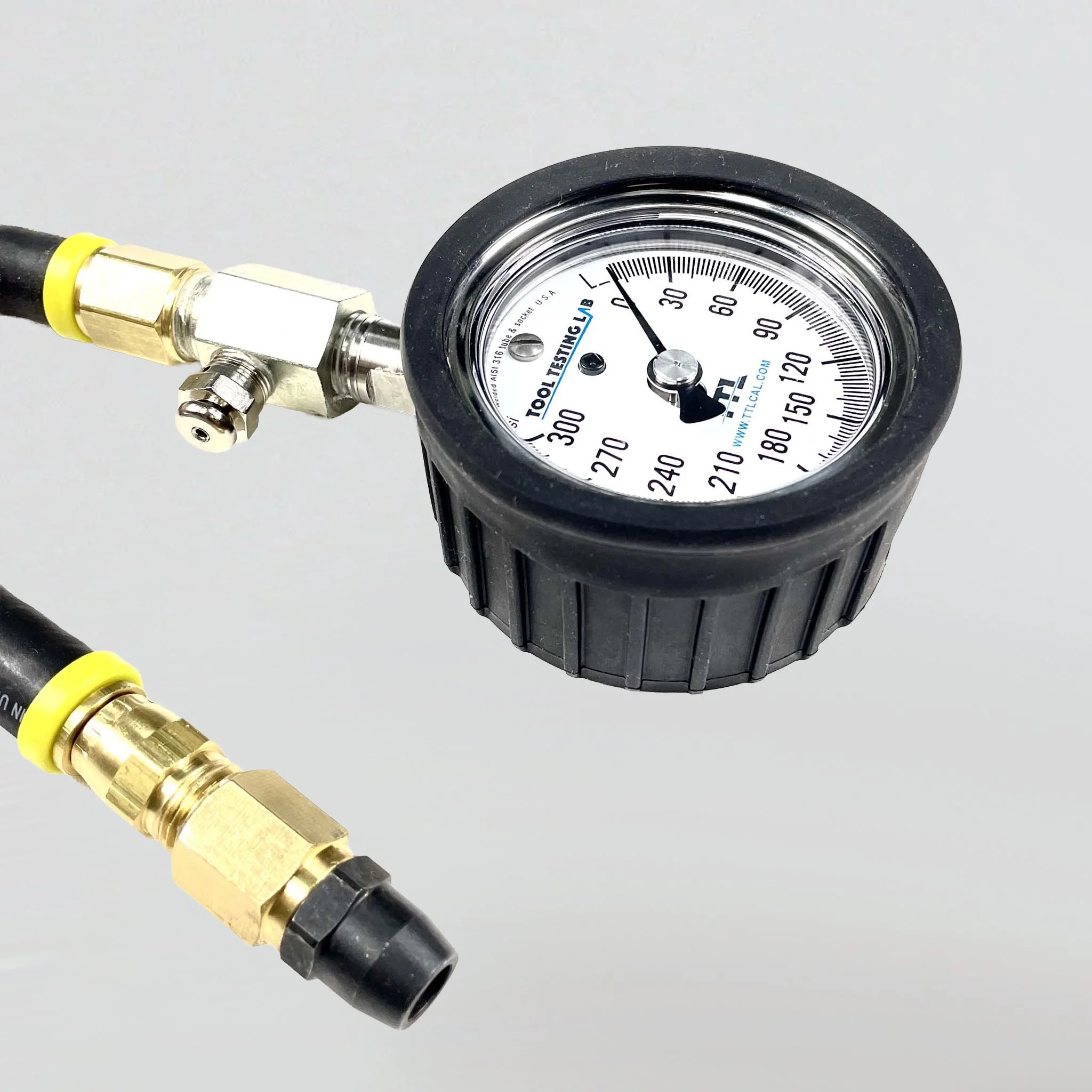 TTL-300-ATG-I - TTL ANALOG AIRCRAFT TIRE GAUGE, 0-300 PSI