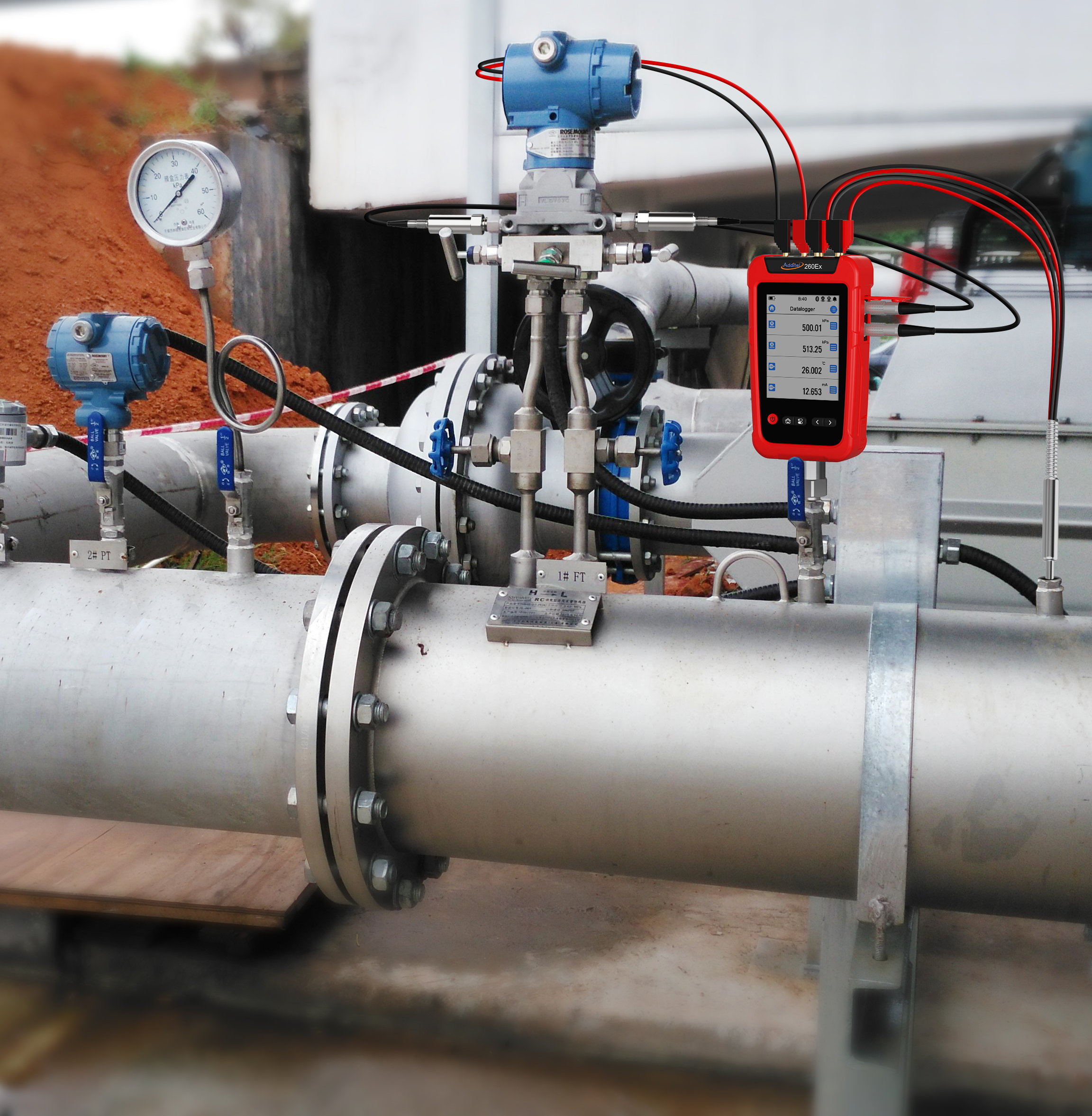 Additel 260EX  Multichannel Reference Recorder - Compound Pressure