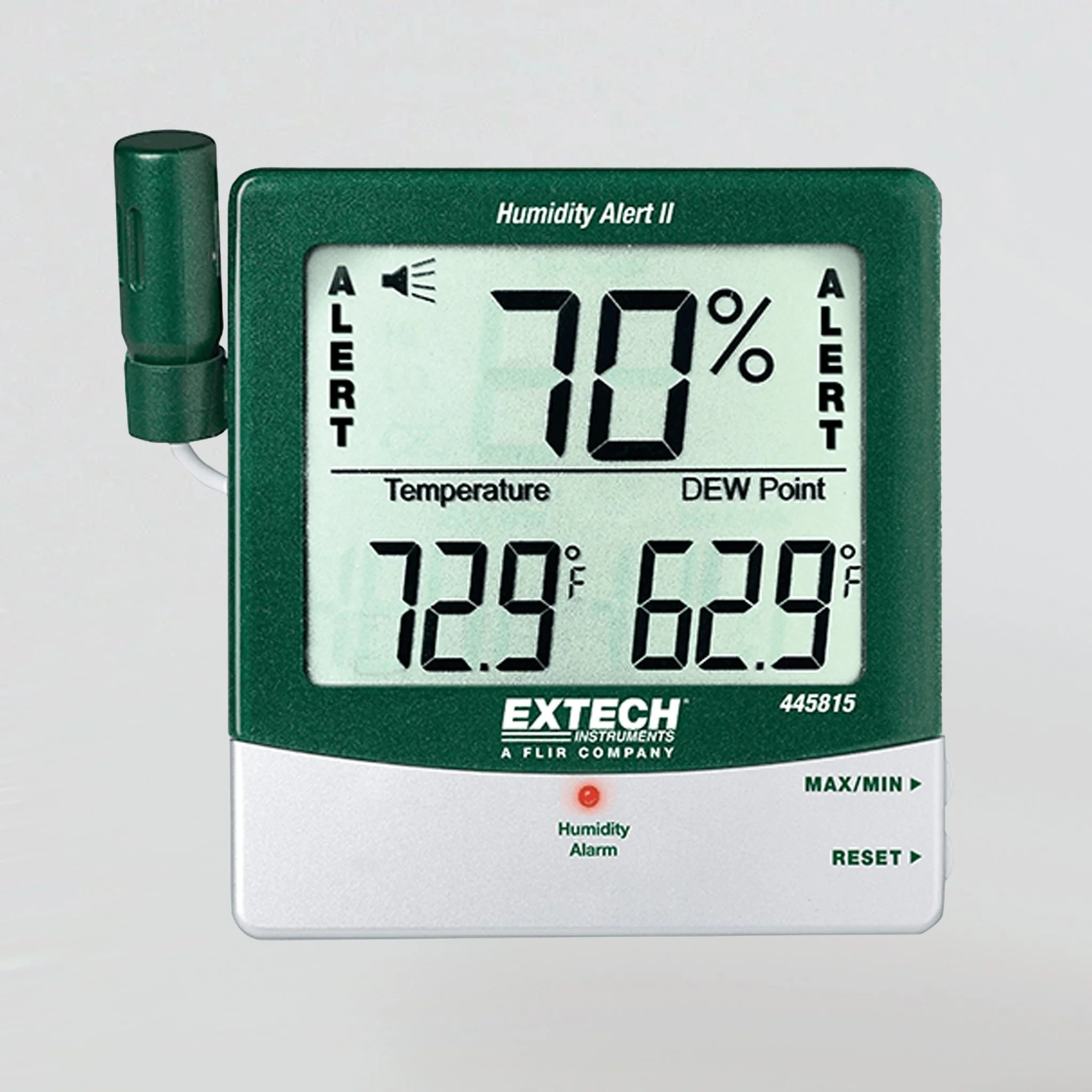 HYGRO-THERMOMETER HUMIDITY ALERT WITH DEW POINT