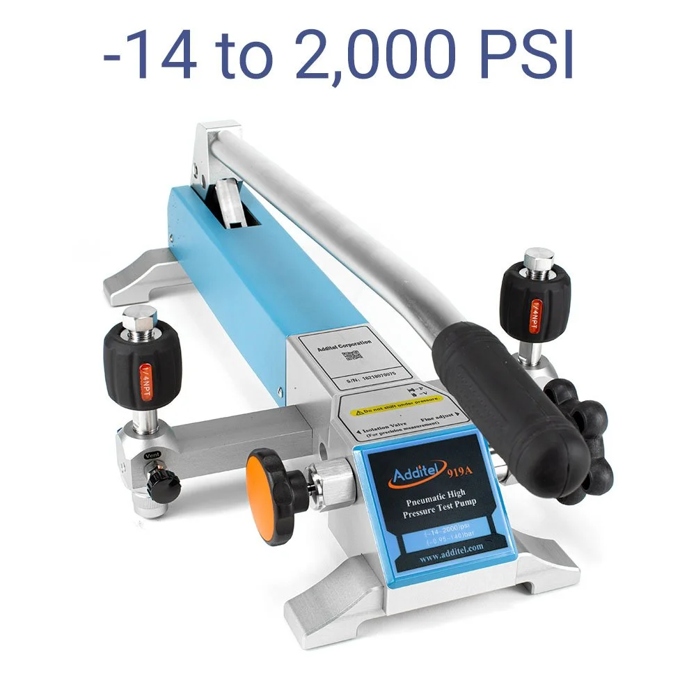 Additel 919A Pneumatic Pressure Test Pump-14 to 2000 psi
