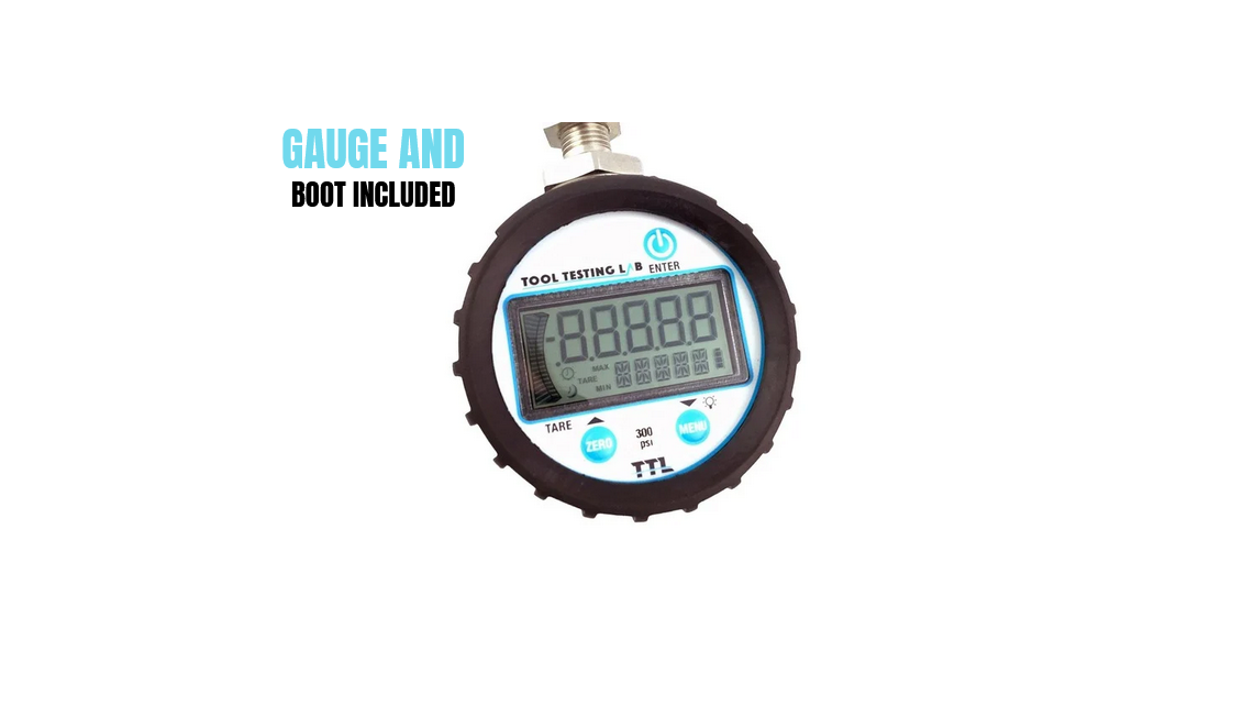 TTL-300-HA-I - TTL INVERTED DIGITAL PRESSURE GAUGE ONLY, 300 PSI