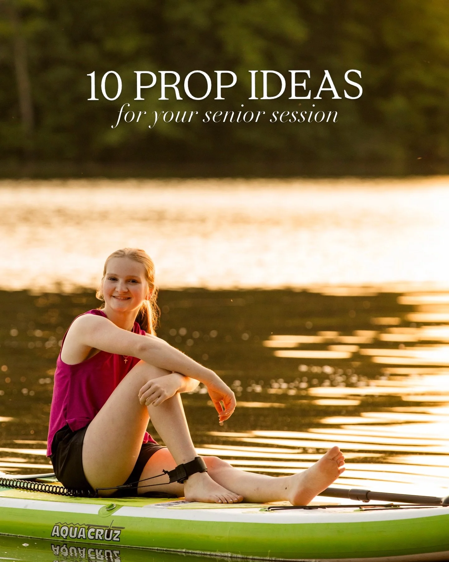 Props have the powder to make your senior photos all the more special. So here&rsquo;s 10 prop ideas for you to keep in mind for YOUR senior session P.S. don&rsquo;t forget to save this post. 😉

1. your cap &amp; gown: a classic prop, one that symbo