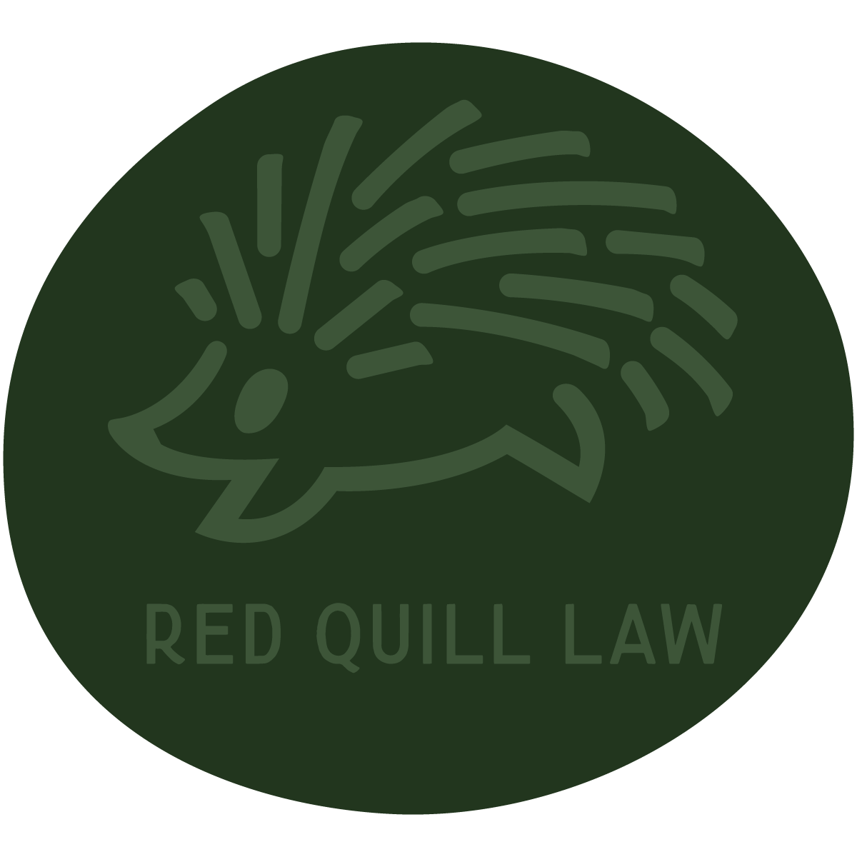 RedQuillLaw_Hedgehog_Logo_Forest_Green_Circle.png