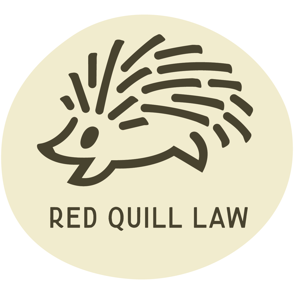 RedQuillLaw_Hedgehog_Logo_Cream_Circle.png