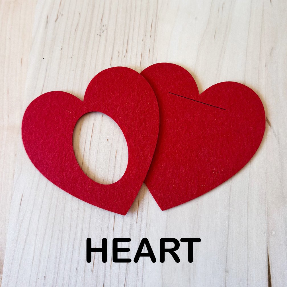 3-Pack Felt Cutout