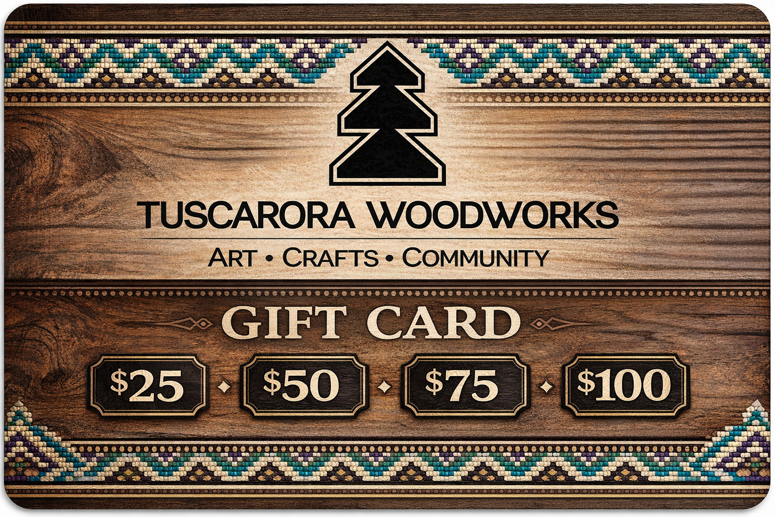 Tuscarora WoodWorks Gift Card