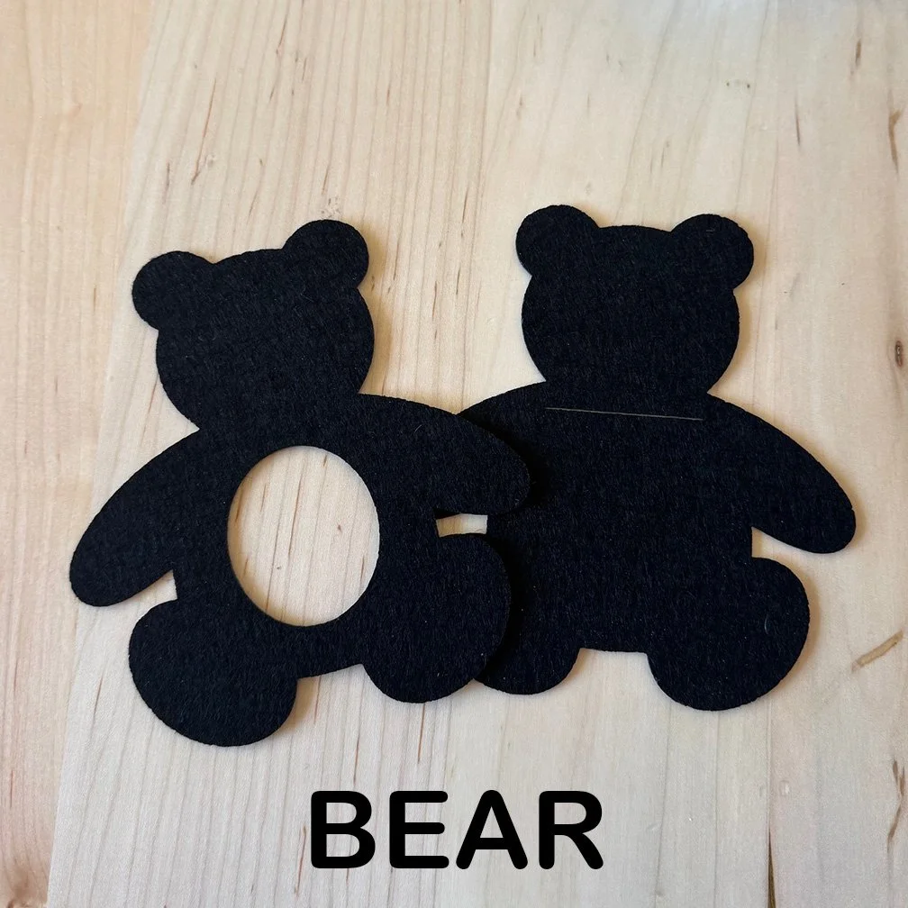 3-Pack Felt Cutout
