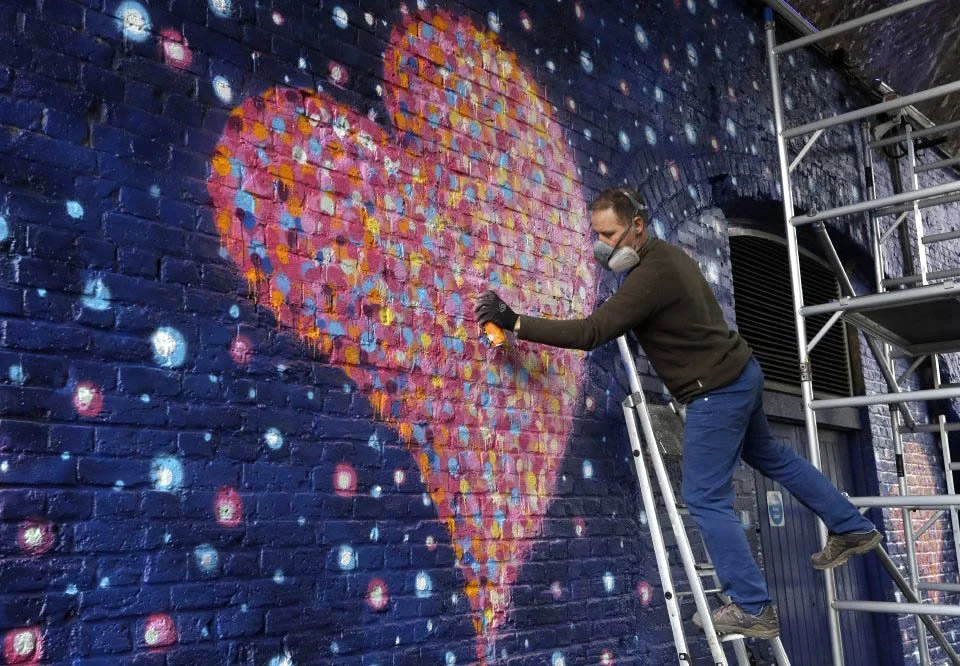London hearts mural