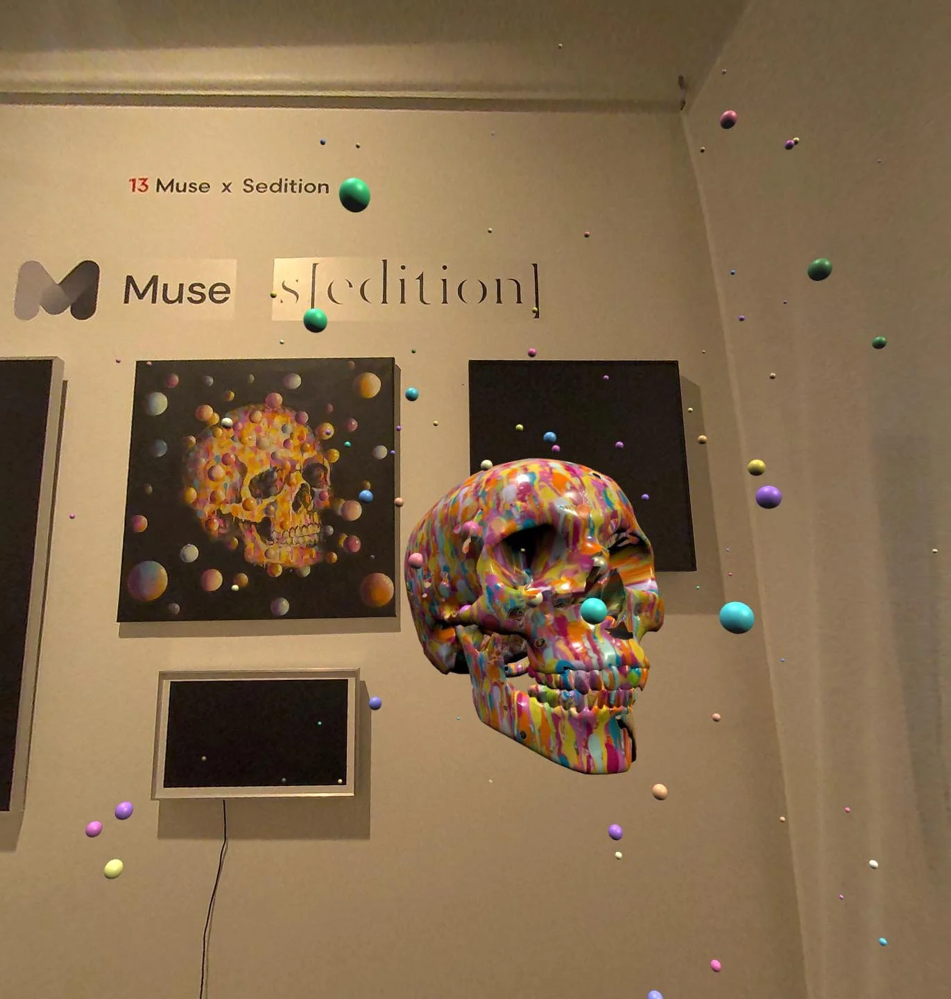 Beyond the Vanitas, Mixed Reality, Installation view, Saatchi Gallery 2024