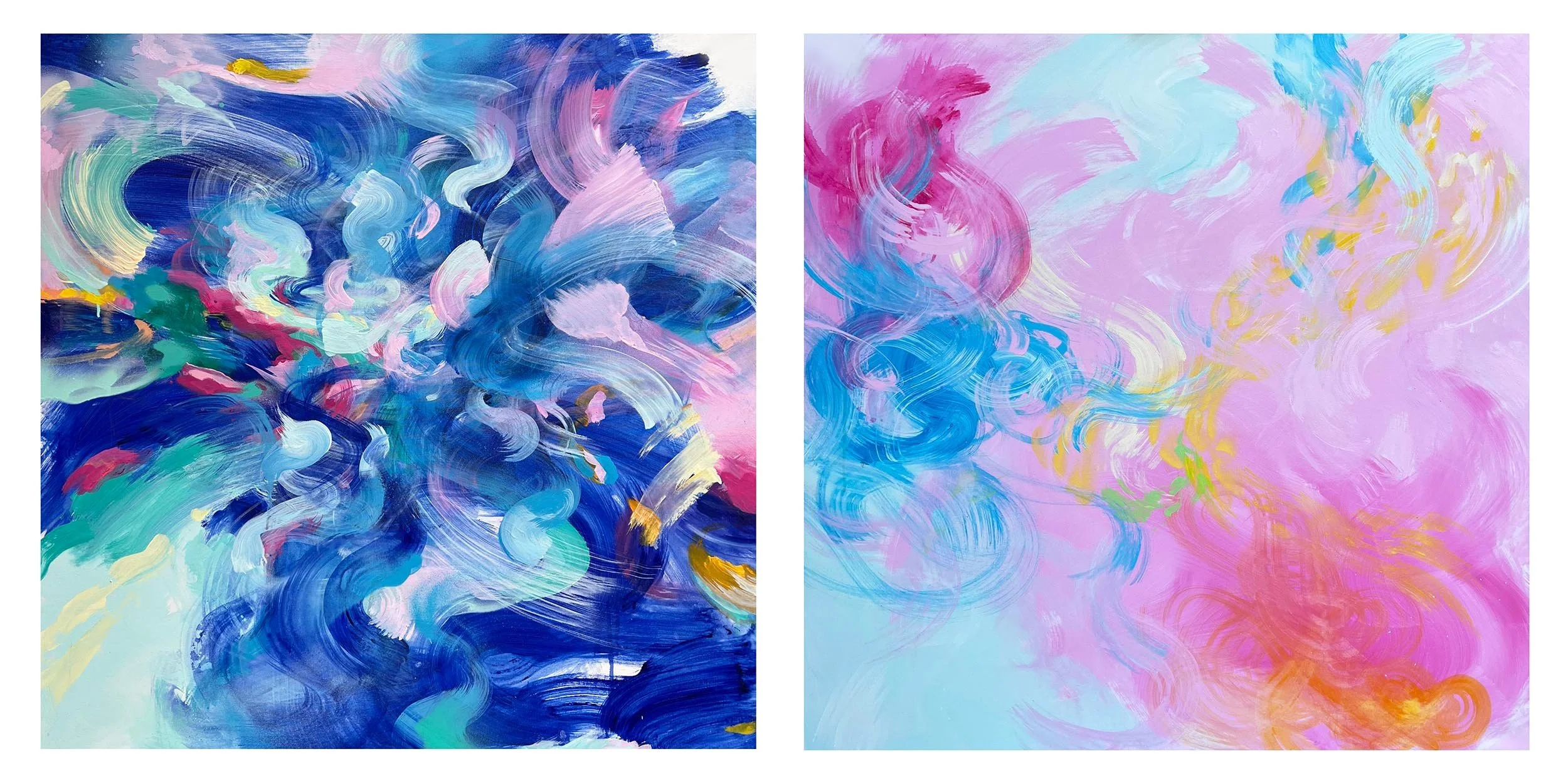 Release 2024, Acrylic on canvas, 100x200cm