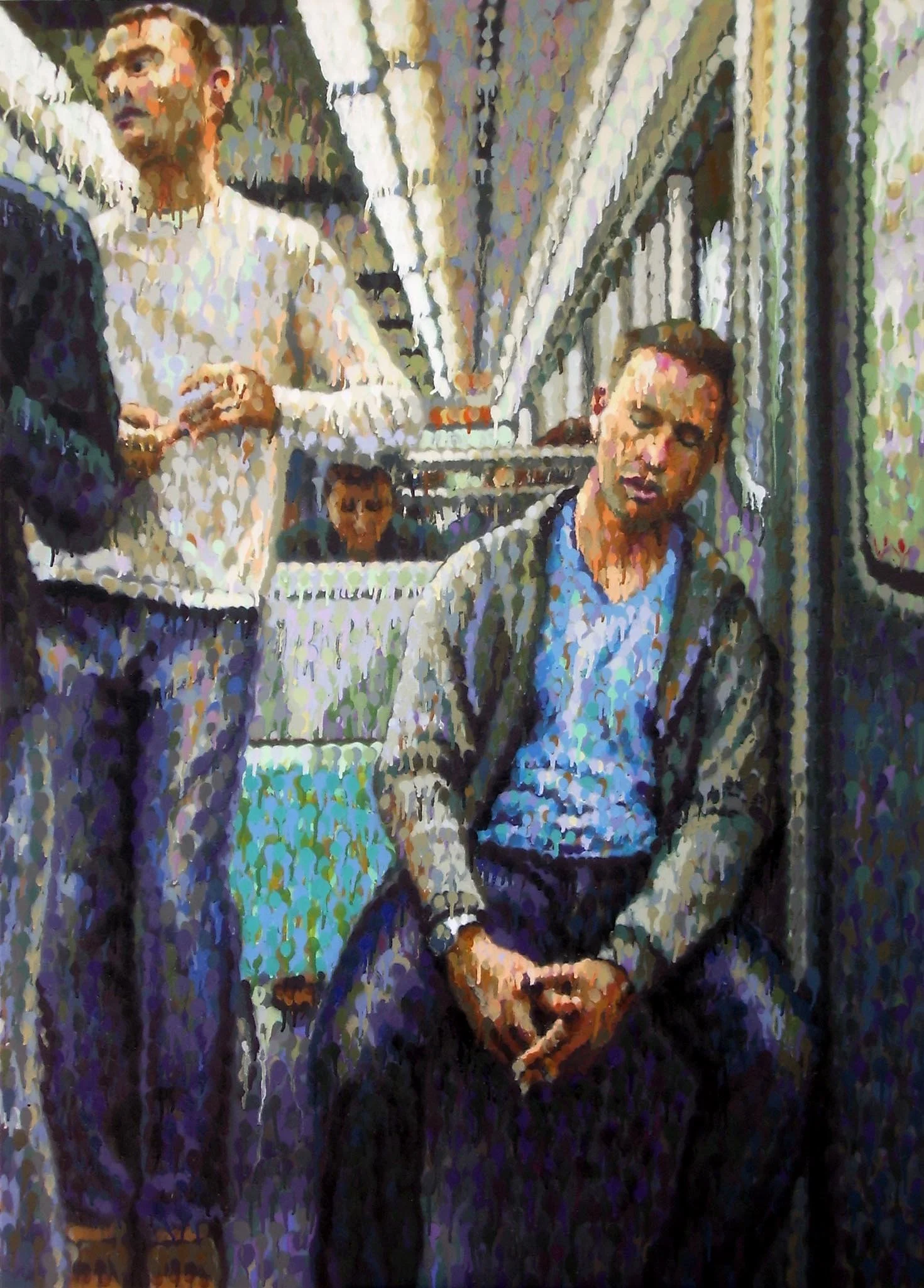 Metro Dodo Self Portrait 2008, Spray paint on canvas, 150x108cm 