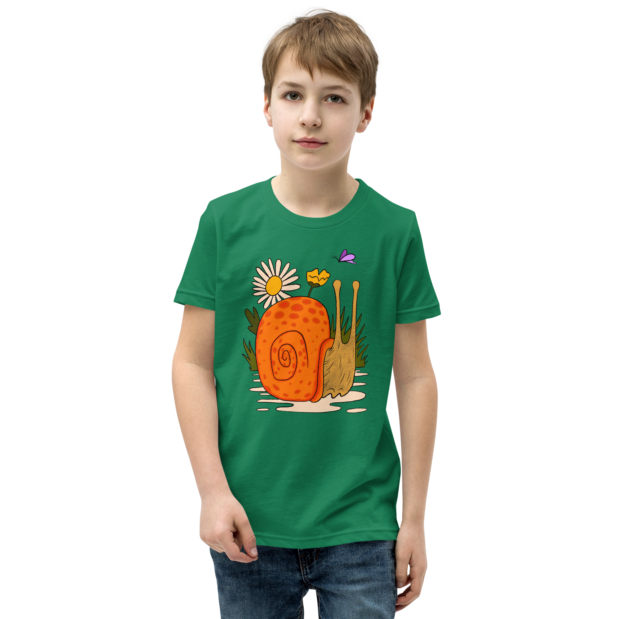 Slowly the Snail Tee | Youth Short Sleeve