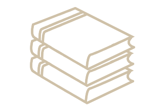 Icon of a stack of four closed books.