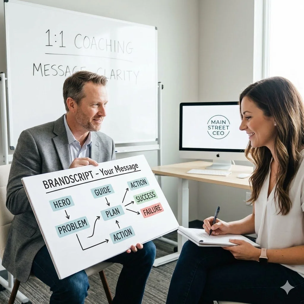 Clarifying Your Marketing Message Using BrandScript—a Narrative Tool, 1:1 Coaching