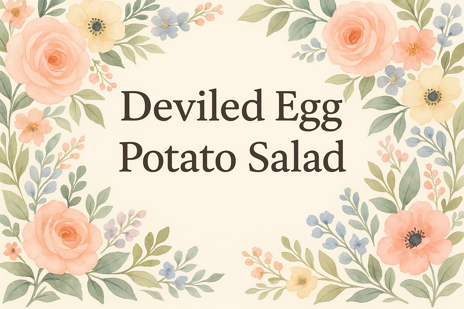 Deviled Egg Potato Salad