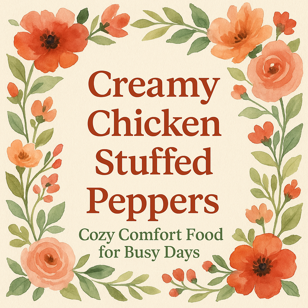 Creamy Chicken Stuffed Peppers