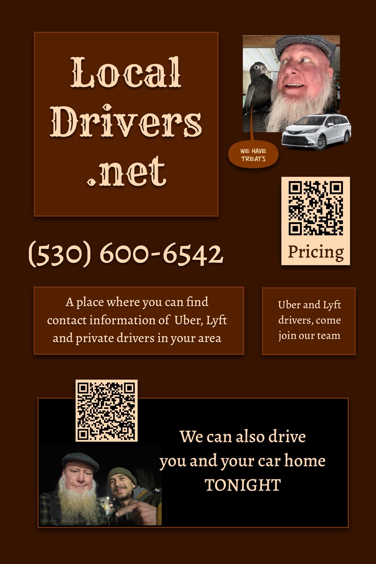 Local Taxi, Local Ride Share, Community Based in Grass Valley and Nevada City (530) 600-6542