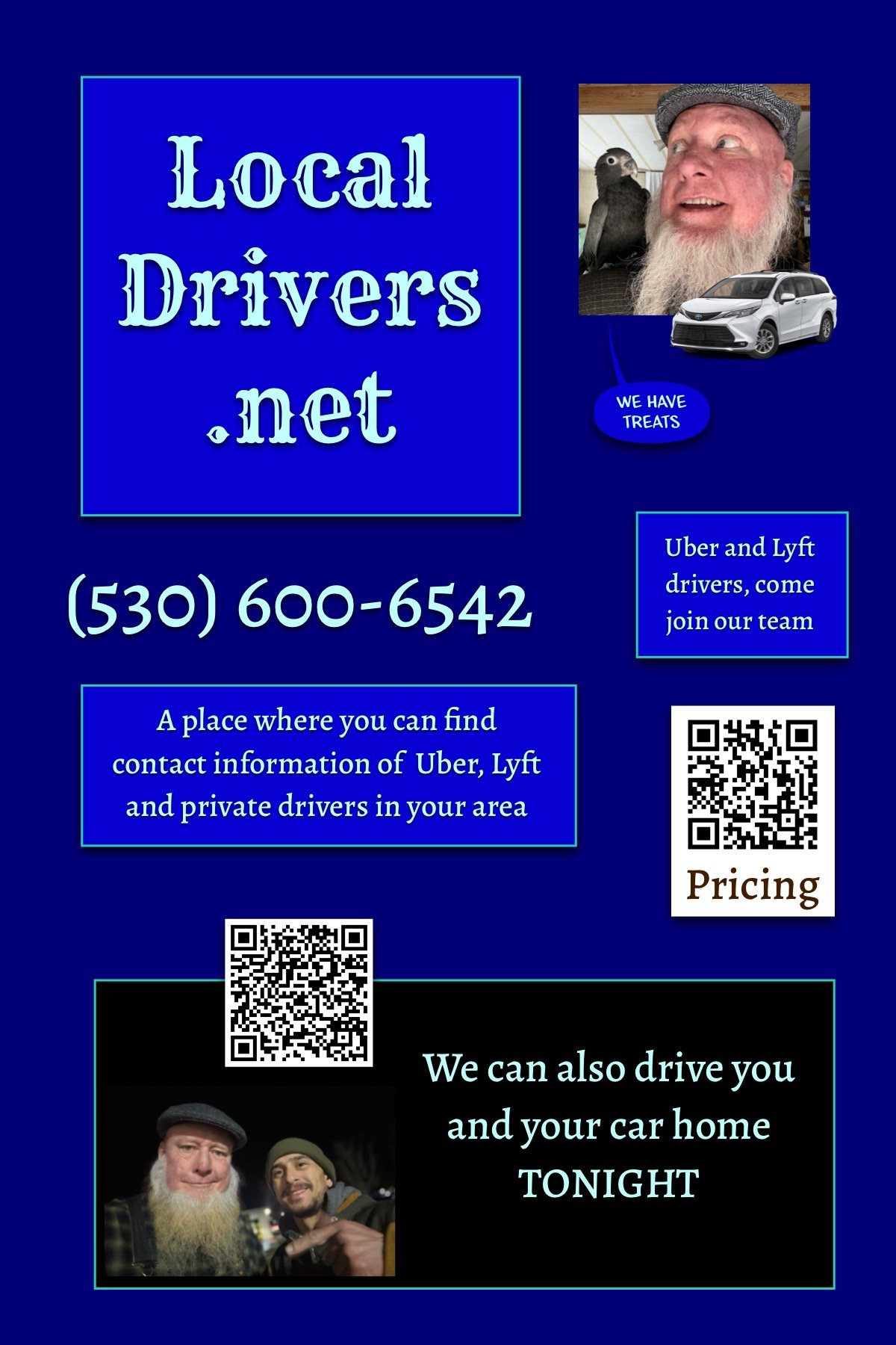 Local Taxi, Local Ride Share, Community Based in Grass Valley and Nevada City (530) 600-6542