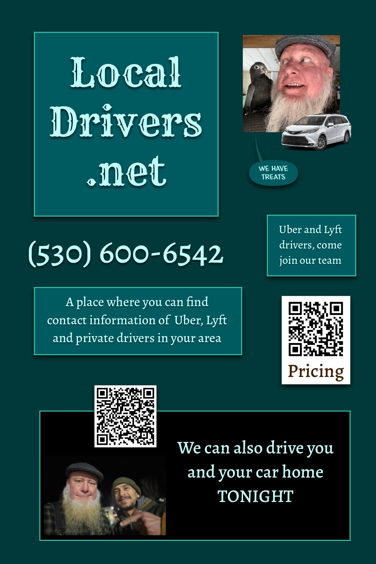 Local Taxi, Local Ride Share, Community Based in Grass Valley and Nevada City (530) 600-6542