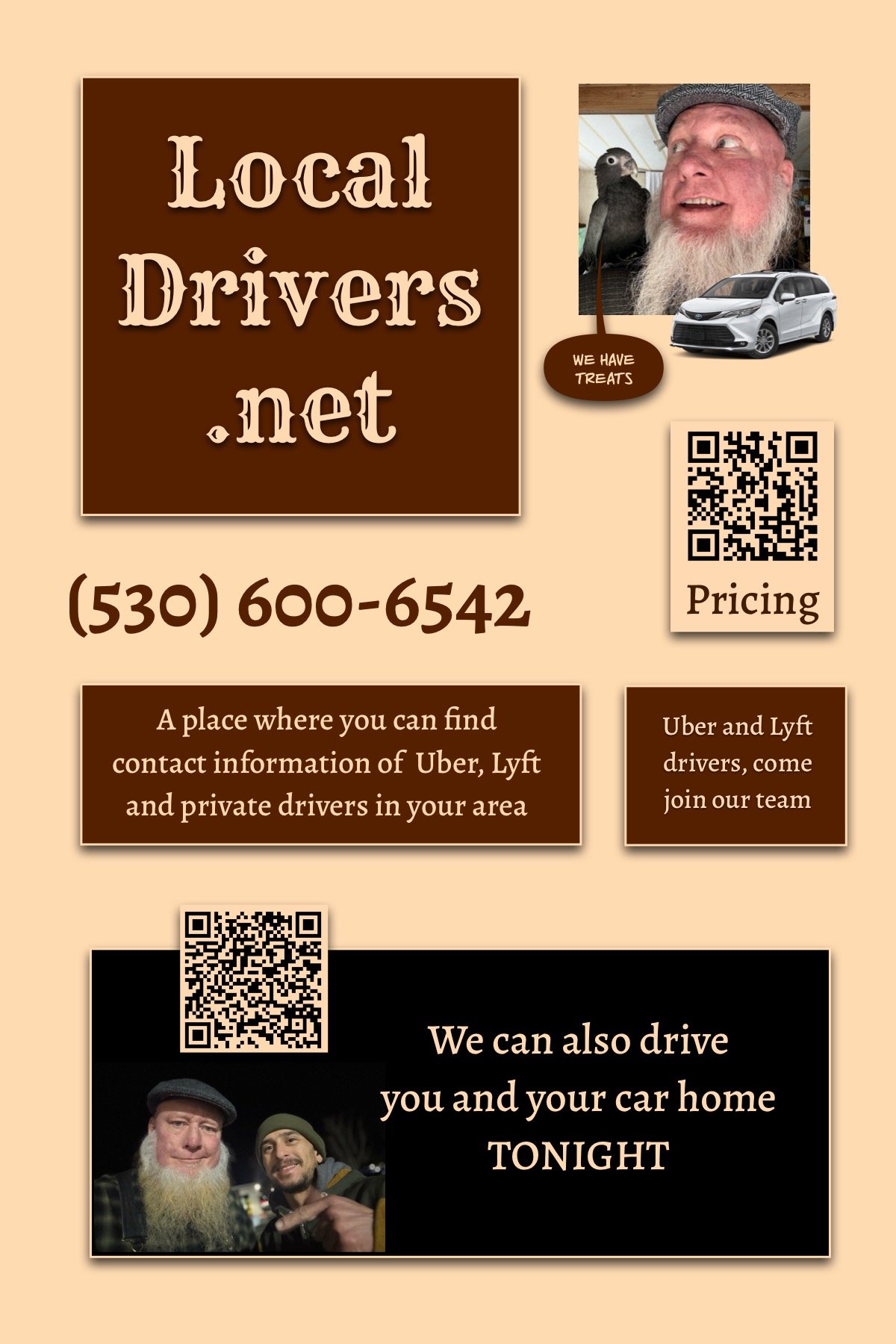 Local Taxi, Local Ride Share, Community Based in Grass Valley and Nevada City (530) 600-6542