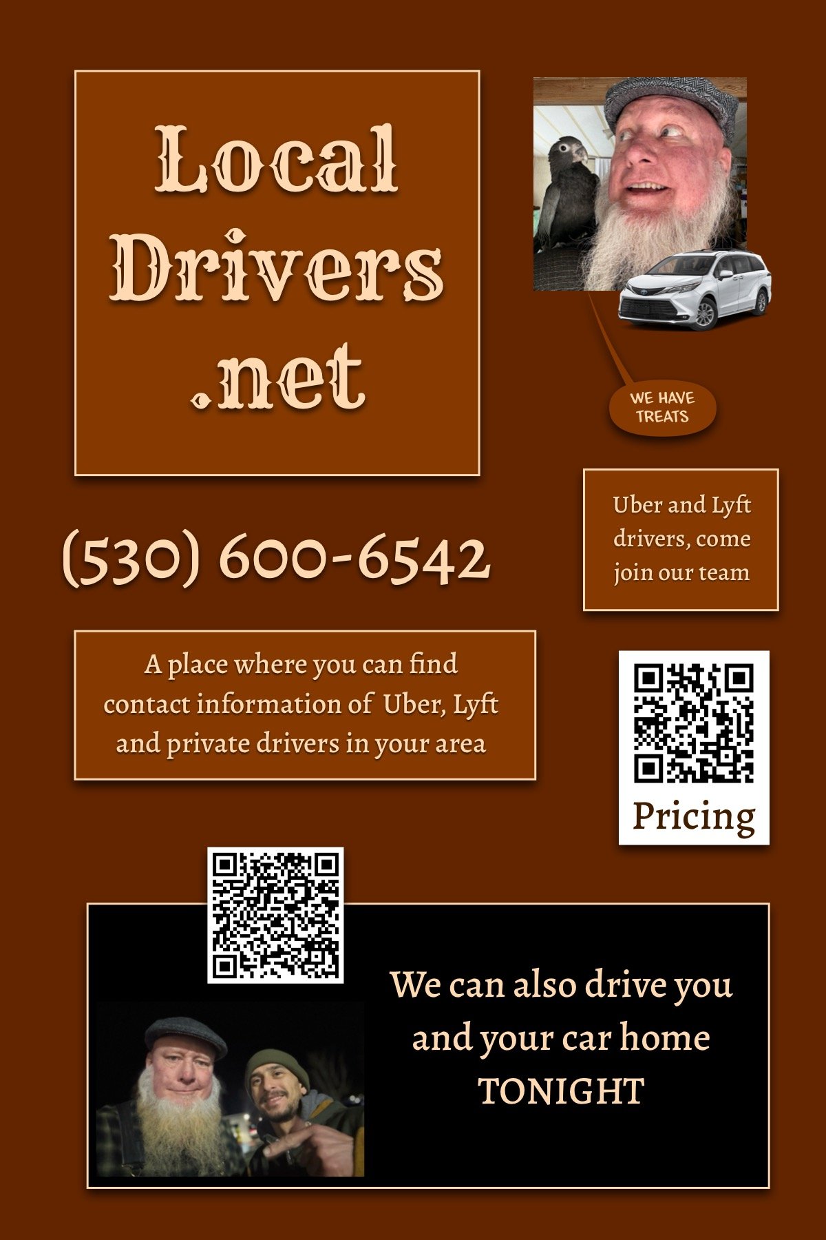 Local Taxi, Local Ride Share, Community Based in Grass Valley and Nevada City (530) 600-6542