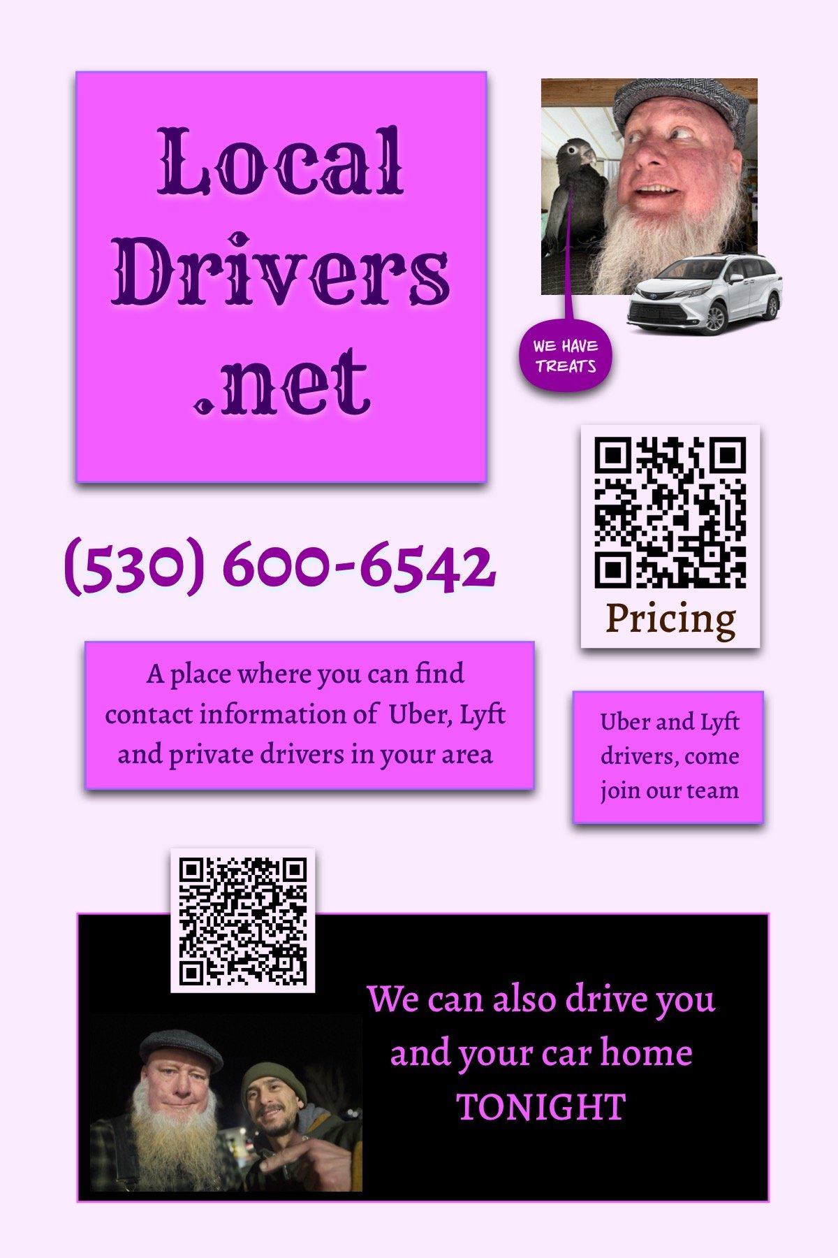 Local Taxi, Local Ride Share, Community Based in Grass Valley and Nevada City (530) 600-6542