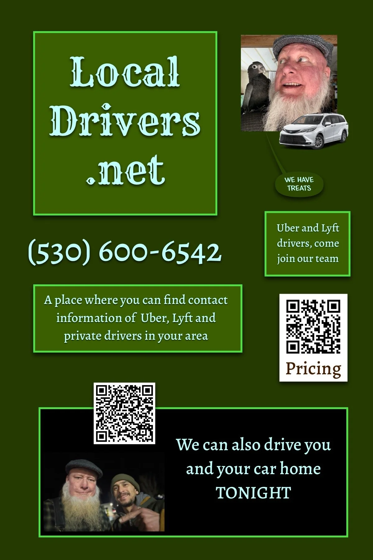 Local Taxi, Local Ride Share, Community Based in Grass Valley and Nevada City (530) 600-6542
