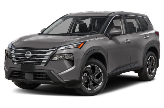 Gray Nissan SUV facing slightly to the right
