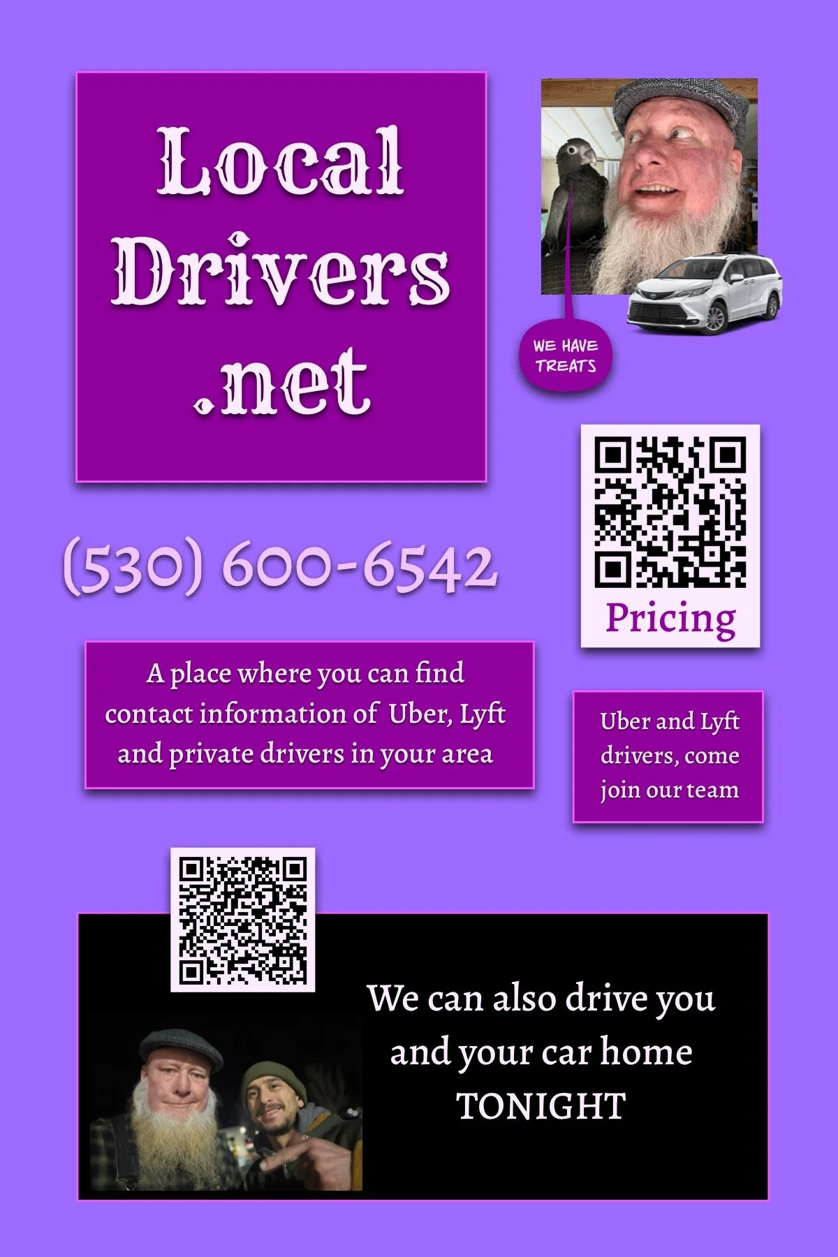 Local Taxi, Local Ride Share, Community Based in Grass Valley and Nevada City (530) 600-6542